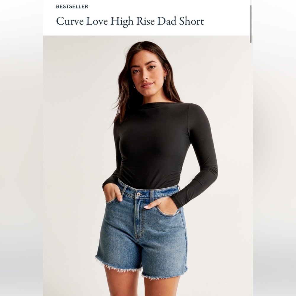 Abercrombie Curve Love Dad Short High Rise (34/18)